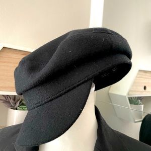 Zara Black Fiddler Cap